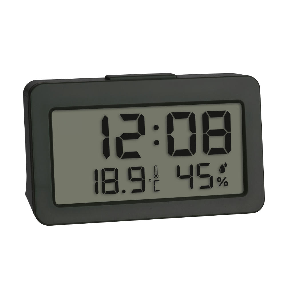 digitaler Mini-Wecker mit Temperatur und Luftfeuchtigkeit