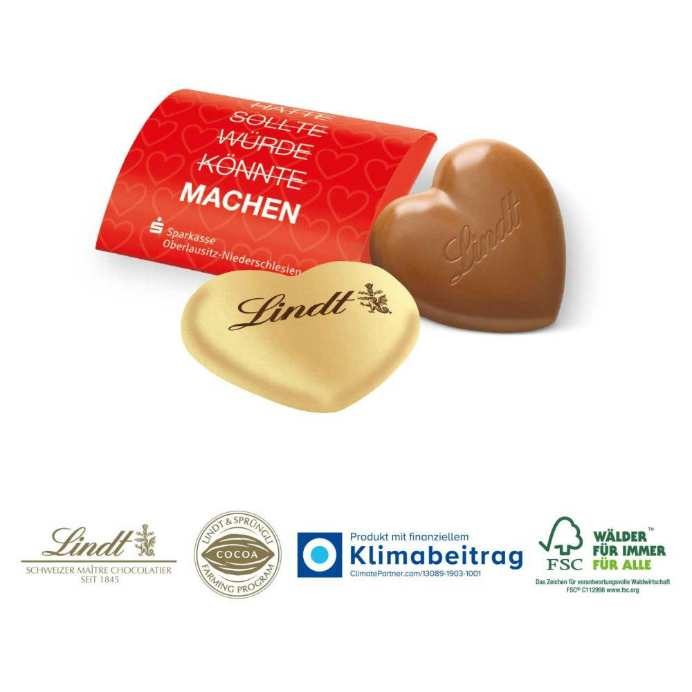 Lindt Herz, 20 g im Werbebriefchen