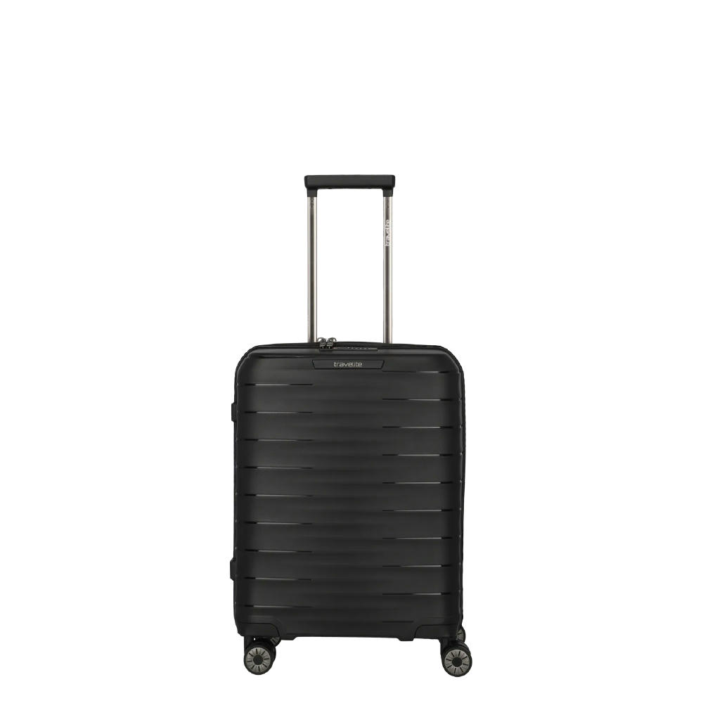 travelite MOOBY 4-Rollen Trolley S Schwarz