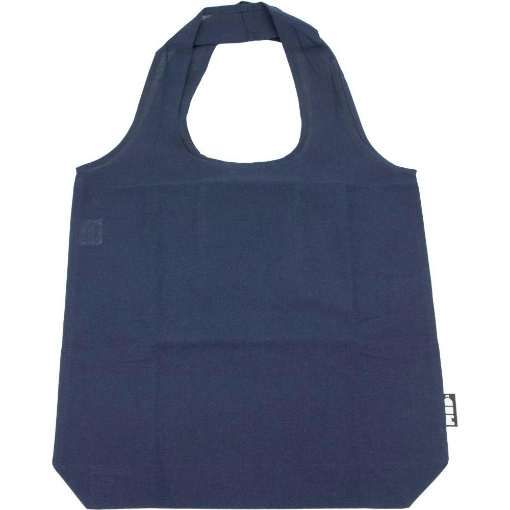 Recycle Bags Faltbare Einkaufstasche aus recycelter Baumwolle, Marine