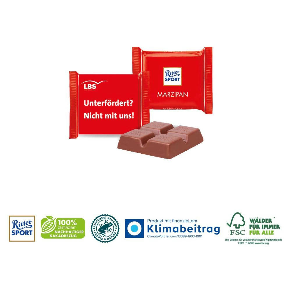 Ritter SPORT "Mini" mit Werbebanderole