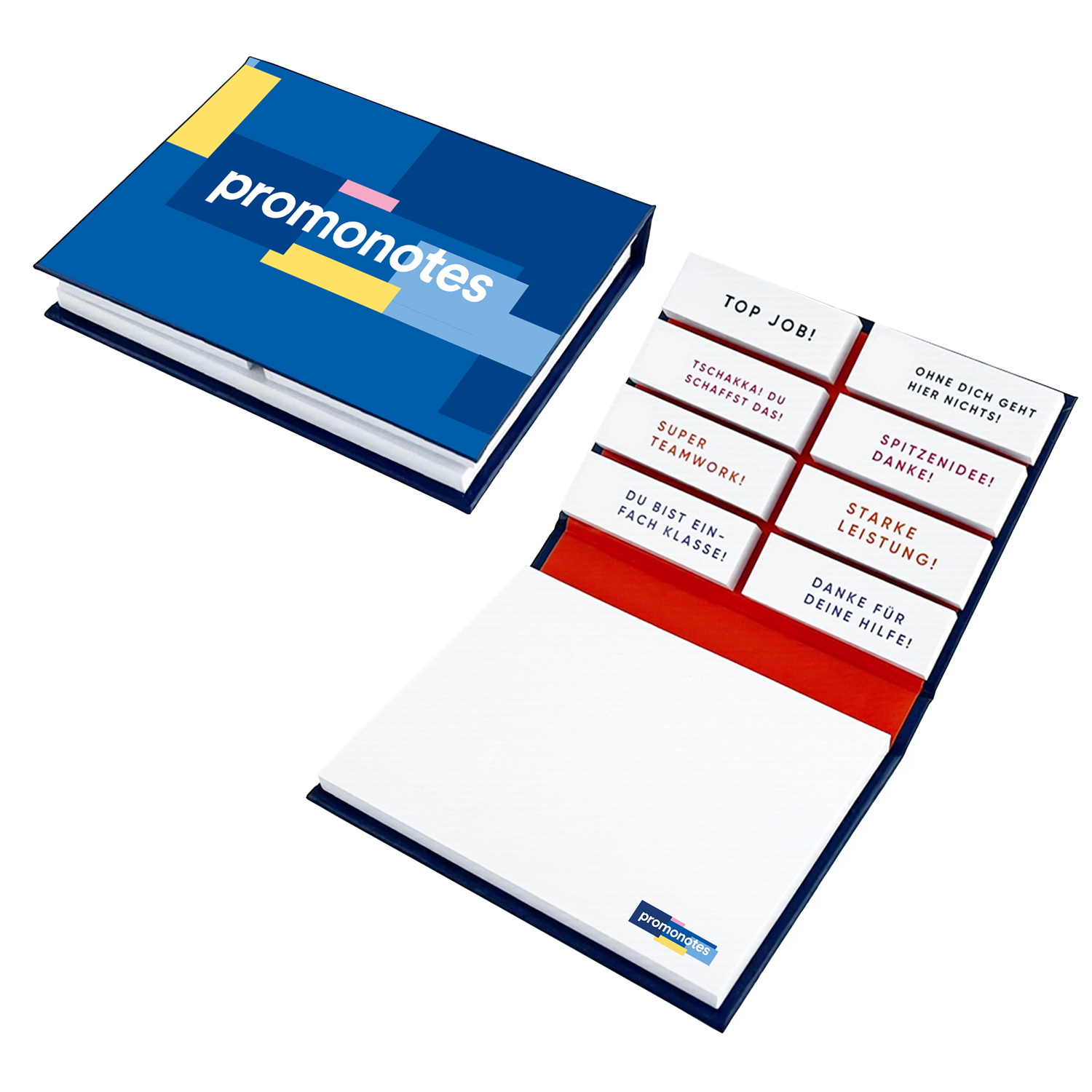 Haftnotizen-Set mit 8 individuellen Papiermarkern