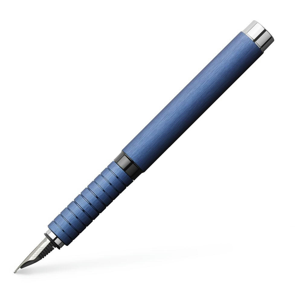 FABER-CASTELL Füllfederhalter "Essentio Aluminium" Blau
