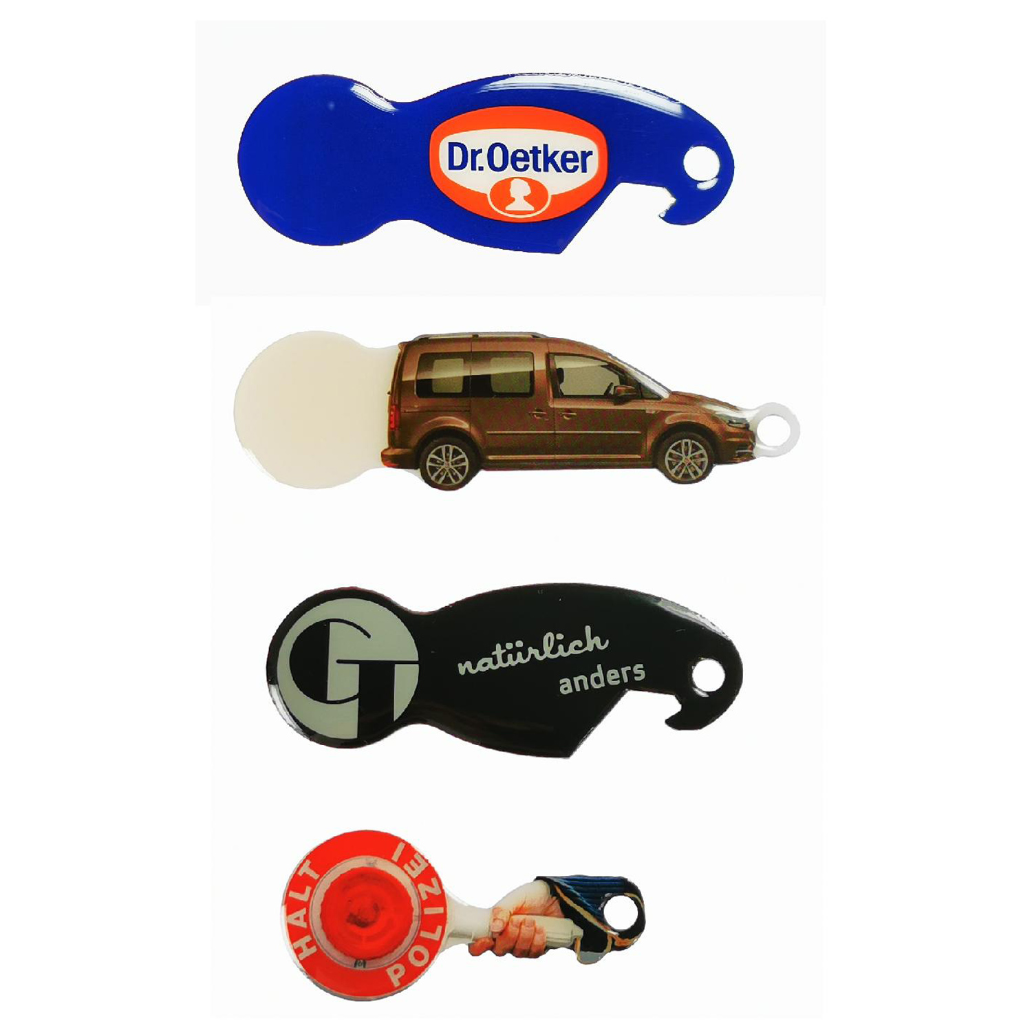 Einkaufswagenentriegler mit Öffner