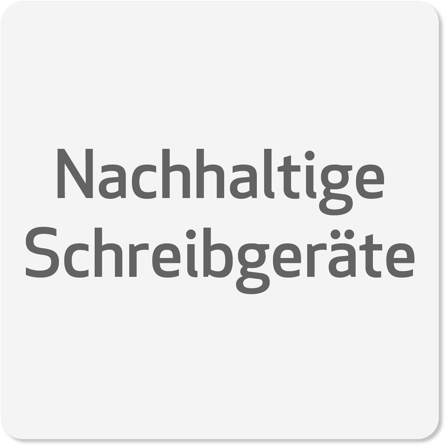 Nachhaltige Schreibgeräte