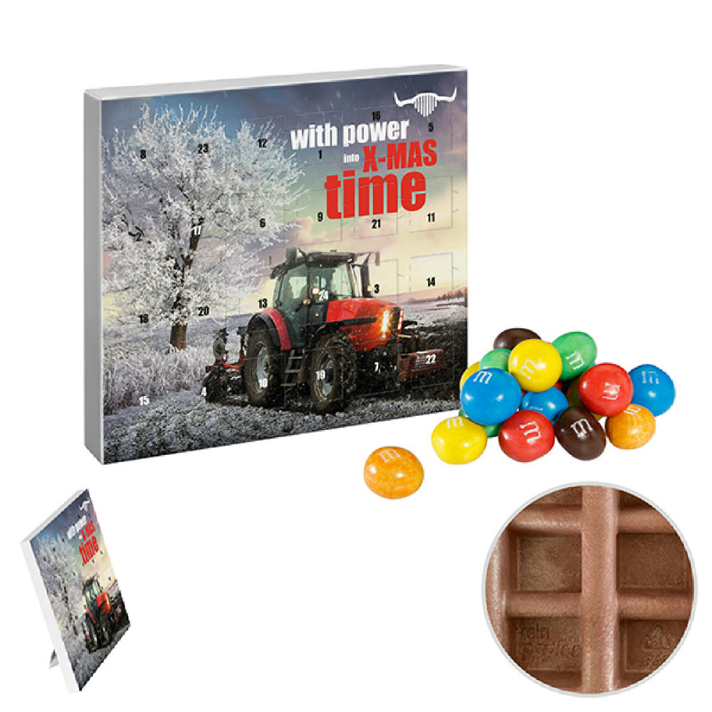 Mini-Adventskalender "reinpapier®" mit M&M'S® Crispy