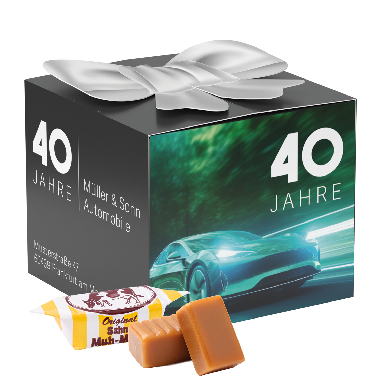 Geschenkbox Midi "Schleife"