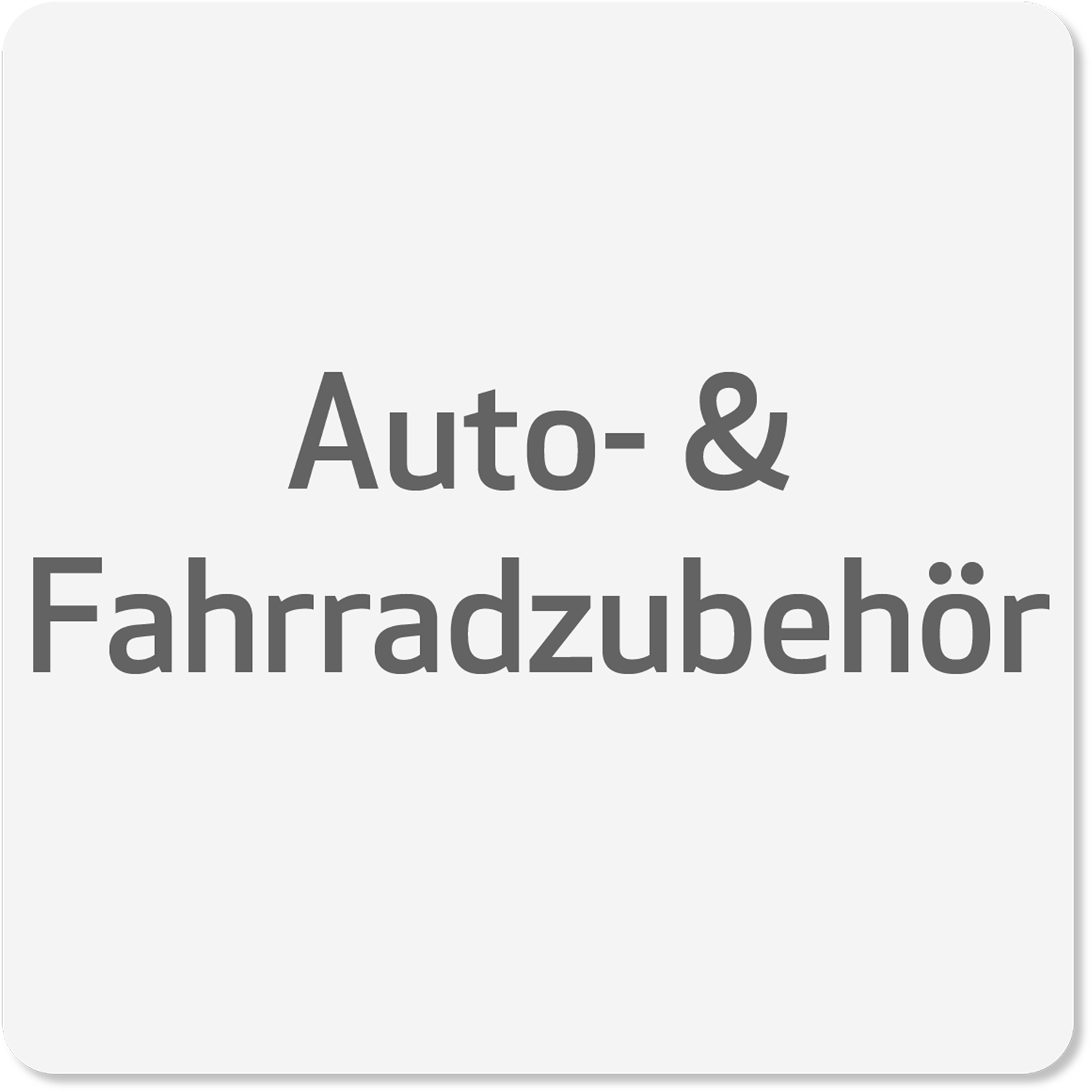 Auto- & Fahrradzubehör