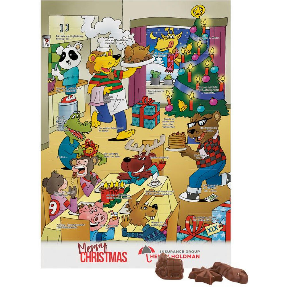 Classic Wand Adventskalender, Rätselmotiv, Querformat